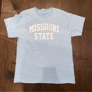Missouri state light blue tshirt